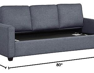 LifeStyle Solutions Dayton Sofa Bed, Dark Grey