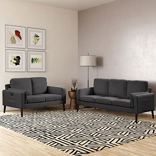 LifeStyle Solutions Sofa, Black