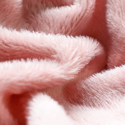 Fitwarm Ruffle Quilted Dog Coat, Pet Puffer Jacket with Hood, Dog Winter Clothes for Small Dogs Girl, Cat Hooded Outfit, Pink, Small