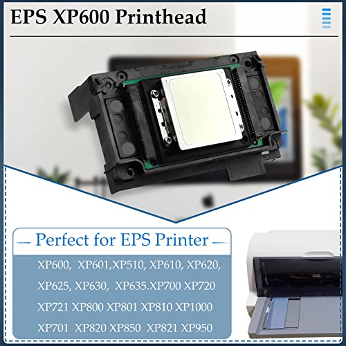 XP600 Printhead Durable Print Head Kit Compatible with EPS XP600 XP601 XP510 XP610 XP620 XP630 XP625 XP635 XP800 XP700 XP720,Safe Convenient Assembly UV Printhead for Print Colorful Picture Document