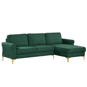 LifeStyle Solutions Langston Sectional Sofa, Green