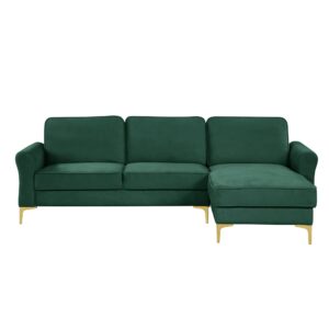 LifeStyle Solutions Langston Sectional Sofa, Green