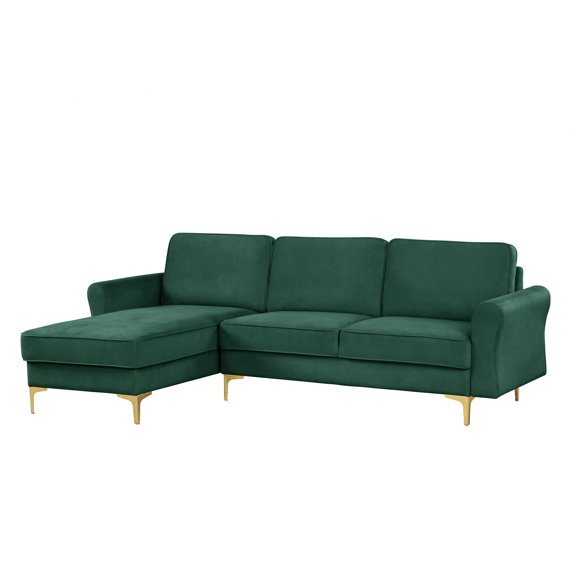 LifeStyle Solutions Langston Sectional Sofa, Green