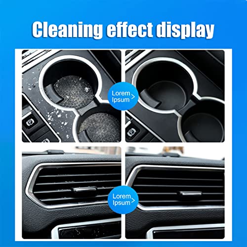 yonwait Cleaning Gel for Car Cleaning Putty Car Slime for Cleaning Car Detailing Putty Detail Tools Car Interior Cleaner Automotive Car Cleaning Kits Keyboard Cleaner (Blue)