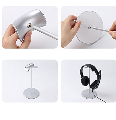 FangFANGFa DG-S Headphone Stand, Desktop Headset Holder, Aluminum Supporting Bar for All Headphones. DG-S (Silver)