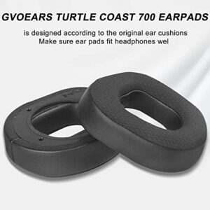 Gvoears Replacement Earpads for Turtle Beach Stealth 700 Gen 2 Headphones, Ear Pads Replacement Cushions Compatiable with Stealth 700 Gen 2 Wireless Gaming Headset, Soft Memory Foam and Mesh Fabric