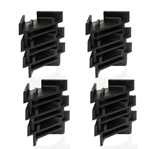 piaolgyi 12 pcs tray stackers for harvest right freeze dryer accessories compatible with harvest right trays,black(only tray stackers)