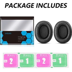 Gvoears Replacement Earpads Cushions for Sennheiser HD280 HD280 Pro HD281 HMD280 HMD281 Headsets Ear Pads, Professional Earpads Cushions, Soft Memory Foam and Premium Protein Leather(Black)