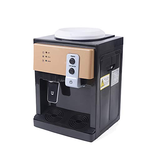 550W Electric Water Dispenser for 3 to 5 Gallon,Top Loading Water Cooler Dispenser Countertop Warm & Hot & Cold Water Dispenser