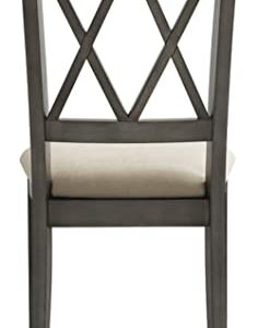 Signature Design by Ashley Curranberry Casual Upholstered Dining Chair, 2 Count, Gray