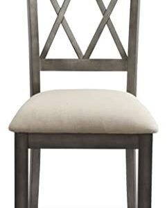 Signature Design by Ashley Curranberry Casual Upholstered Dining Chair, 2 Count, Gray