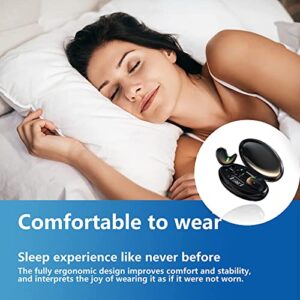 ESSONIO Bluetooth Headphones Sleeping Earbuds Invisible Earbuds Noise Cancelling Earbuds Headphones Bluetooth for Side Sleepers Side Sleeping