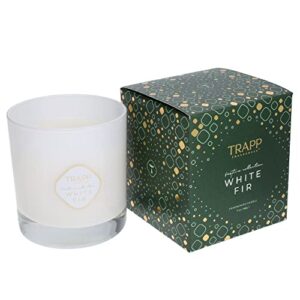 trapp no. 56 - white fir - 7 oz. signature candle - aromatic home fragrance with seasonal scent of fraser fir, balsam wood, & cool ozonic notes notes - petrolatum wax