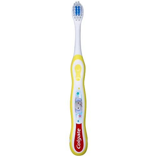 Colgate My First Baby Toothbrush, Extra Soft, (Colors Vary) - Pack of 3