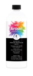 artistri® - e series dtg & dtf ink - white - 32 oz