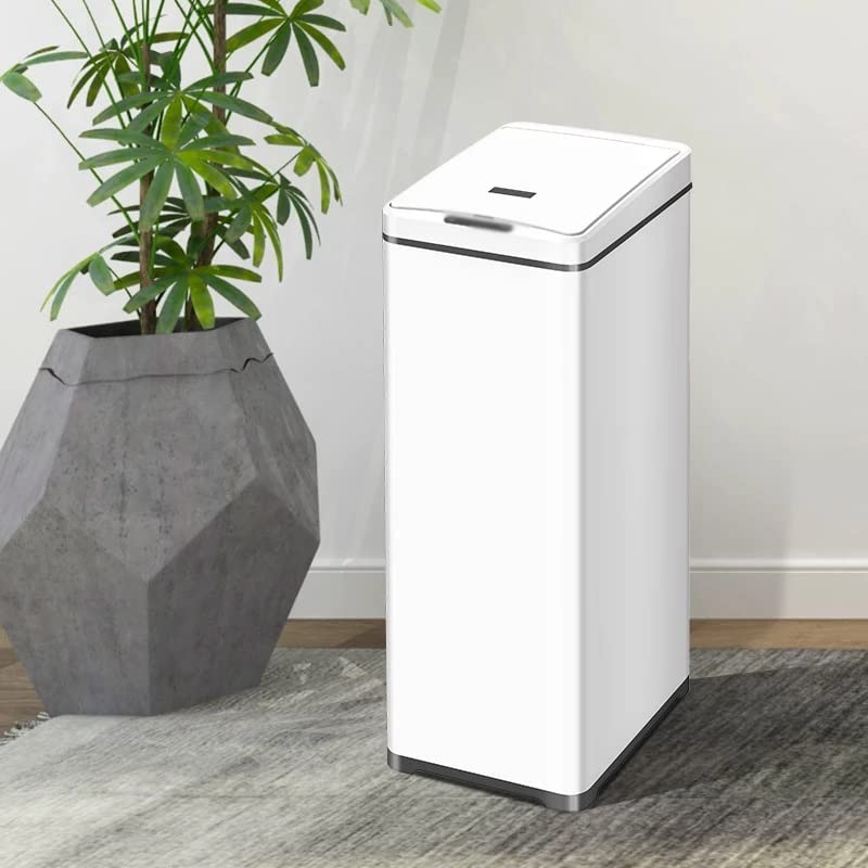 XDCHLK Intelligent Induction Trash Can Large Size Commercial Home Hotel Office Lobby Airport Storage Waste Bins Smart Kitchen