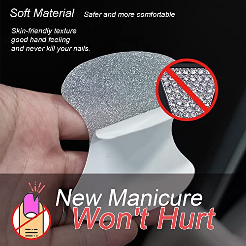 Car Door Handle Protector Bling Car Door Handle Cup Sticker Car Door Handle Scratch Protector Bling Car Accessories Reflective Stickers Fit Most Cars