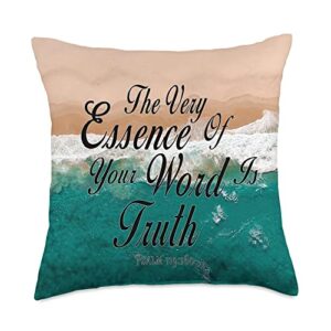 jehovah witnesses gifts pioneer gifts jw gift shop jehovah's witness 2023 year text org jw throw pillow, 18x18, multicolor