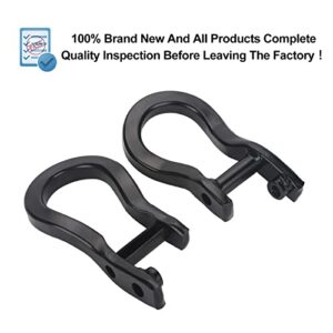 ONER Tow Hooks Compatible with 2019 2020 2021 & Newer Chevy Silverado 1500, Replaces # 84280202(Black)