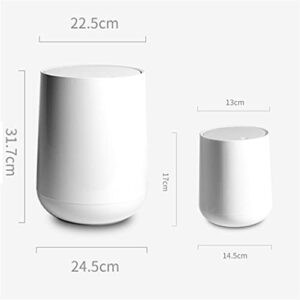 XDCHLK Trash Cans for The Kitchen Bathroom Wc Garbage Classification Rubbish Bin Dustbin Bucket Press-Type ( Color : E , Size : 17X14.5X13CM )