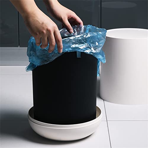 XDCHLK Trash Cans for The Kitchen Bathroom Wc Garbage Classification Rubbish Bin Dustbin Bucket Press-Type ( Color : E , Size : 17X14.5X13CM )