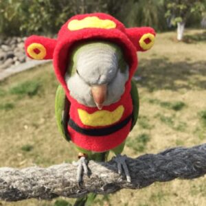 Bird Costume Bird Diaper Flight Suit Bird Clothes Cosplay Photo Prop for Parrots Lovebird Parakeet Cockatiel Small Animals Apparel (Without Diaper,Cockatiel)