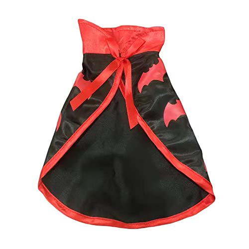 Halloween Pet Clothes,Cat Cloak Anime Ninja Costume，Pet Cloak Cosplay Party for Small Dogs Cats Clothing.(Bats)