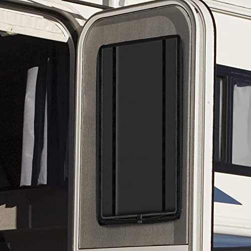 RV Window Shade Coverings with Zipper,Foldable Camper RV Door Window Shade RV Curtains for Camper Insulator for Motorhome Skylight & Window, Camper Accessories for Inside Travel Trailers