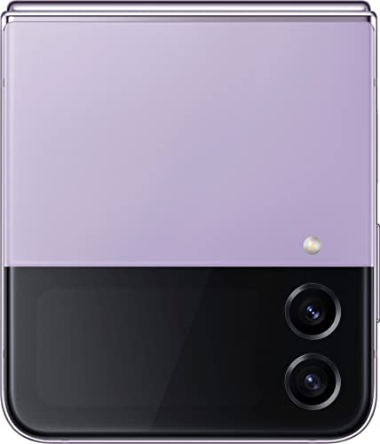 SAMSUNG Galaxy Z Flip4 5G 128GB ROM 8GB RAM Factory Unlocked (GSM Only | No CDMA - not Compatible with Verizon/Sprint) Mobile Cell Phone - Purple