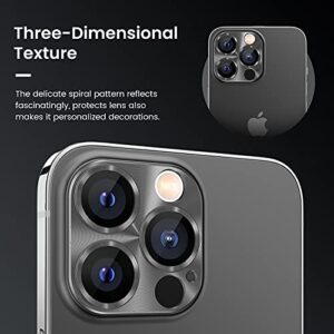 Tensea for iPhone 14 Pro/iPhone 14 Pro Max Camera Lens Protector, Aluminum Alloy Metal Tempered Glass Cover Camera Screen Protector Accessories, Case Friendly for iPhone 14Pro / 14 ProMax 2022