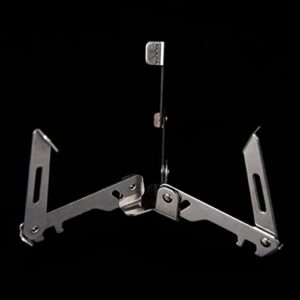 Stainless Steel Folding Triangular Stable Bracket Outdoor Camping Stove Gas Tank Support Portable Holder