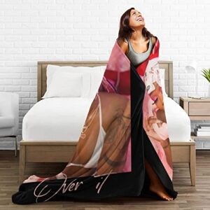 Summer Walker Over It Throw Blanket Super Soft Lightweight Flannel Fleece Blankets for Home Bed Sofa
