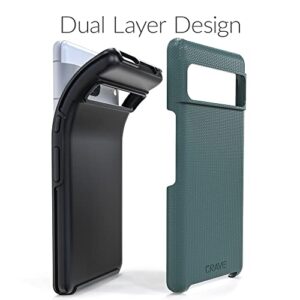 Crave Dual Guard for Google Pixel 7 Case, Shockproof Protection Dual Layer Case for Google Pixel 7 - Forest Green