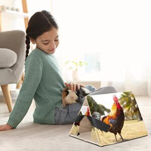 Y-DSIWX Guinea Pig Hideout Cozy Hamster House Cave for Bunny Chinchilla Hedgehog Small Animal Animal Poultry Chicken Rooster