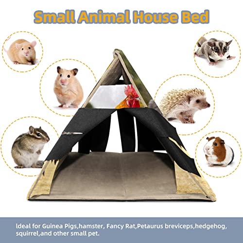 Y-DSIWX Guinea Pig Hideout Cozy Hamster House Cave for Bunny Chinchilla Hedgehog Small Animal Animal Poultry Chicken Rooster