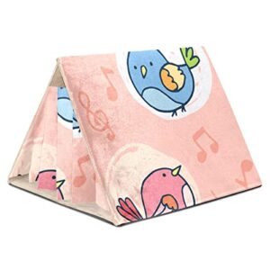 Y-DSIWX Guinea Pig House Bed, Rabbit Large Hideout, Small Animals Nest Hamster Cage Habitats Cute Singing Birds