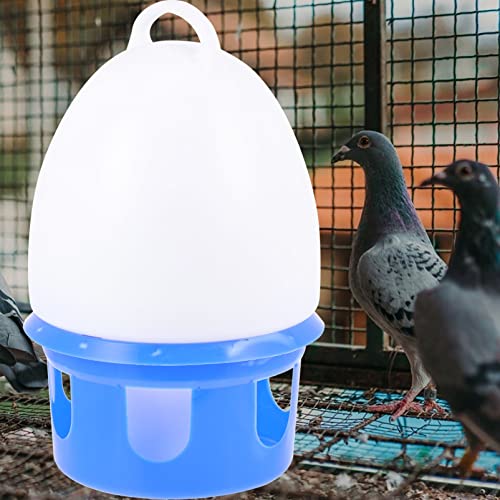 Zerodeko Bird Waterer, 10L Automatic Pigeon Water Feeder, Plastic Hanging Pet Water Dispenser Convenient Bird Drinking Cage Accessories for Pigeon, Parrots, Dove, Quail