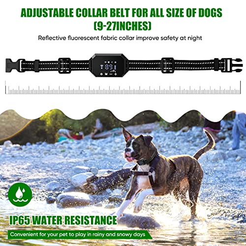 GPS Wireless Dog Fence, 2023 Electric Fence System for Dogs, Portable GPS Wireless Pet Containment System. Large Signal Boundary Range Up to 6560Ft. Adjustable Collar for All Large and Medium Dogs