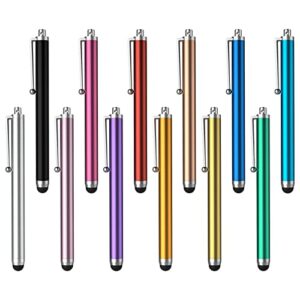 stylus pens for touch screens, universal stylus pen 12 pack high precision capacitive stylus for ipad/iphone/android/tablets/chromebook/kindle/galaxy all universal touch screen devices