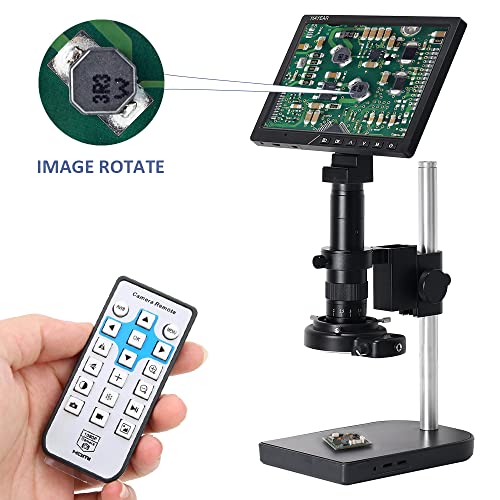 HAYEAR 10.1 inch LCD Digital Microscope Camera 16MP HDMI USB Industrial Camera with Monitor C Mount Compatible