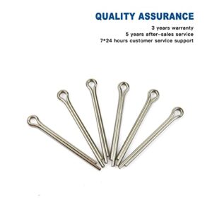 Boatsea 555Pcs Cotter Pin Clip Assortment Pin Clip Key Fastener Fitting Kit, Heavy Duty Zinc Plated Split Pin Fastener Clip Straight Hairpin, Cotter Pins Perfect for Automotive Mechanics Small Engine