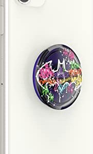 PopSockets Translucent Phone Grip with Expanding Kickstand, PopSockets for Phone, DC Comics - Distressed Batman