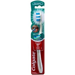 Colgate 360 Whole Mouth Clean Toothbrush, Ultra Compact Head, Soft (Colors Vary) - Pack of 2