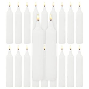 4 inch candles small white spell candles short taper candle vigil candle chime candles burn up to 3 hours 20pk for religious candles faith prayer and meditation
