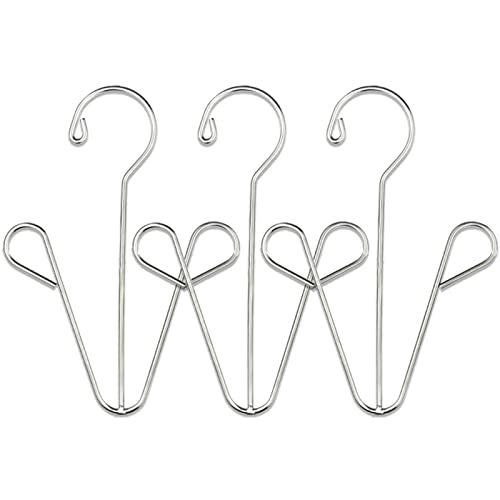 【3-Pack】 Waikas Space Saving Hangers for Shoes, 23cm, 304 Stainless Steel