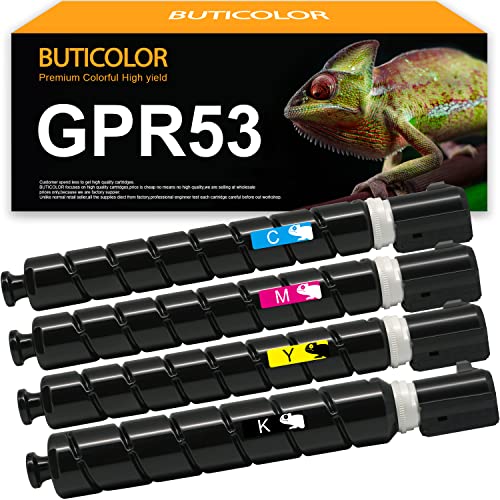 GPR53 GPR-53 Remanufactured Toner Cartridge Replacement for Canon ImageRunner Advance C3325 C3325i C3330 C3330 C3525 C3525i C3530 C3530i DX C3730i DX C3730i Printer(4-Pack)