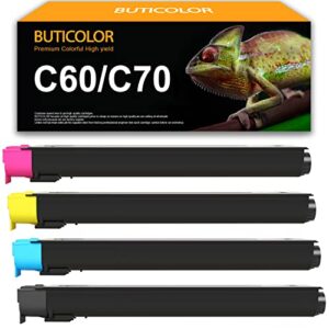 c60 c70 remanufactured toner cartridge 006r01655 006r01656 006r01657 006r01658 replacement for xerox color c60 c70 printers(4-pack)