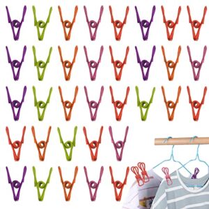 60 pcs utility chip clips for chip bag food towel mini clothes pins for gripstic photos pictures papers and package bags