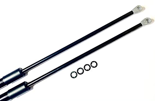 Qty (2) Aaiov 280343 RV Awning Gas Strut 26" 124 Lbs Compatible with Solera Power Awnings for Short and Flat Awning Arms， 8 Retaining Washer