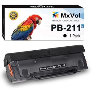 mxvol compatible pb-211 toner cartridge replacement for pantum pb-211 pb211 ev toner for pantum p2502w m6552nw m6602nw p2500w m6550nw m6600nw p2207 series printer toner(black, 1-pack)